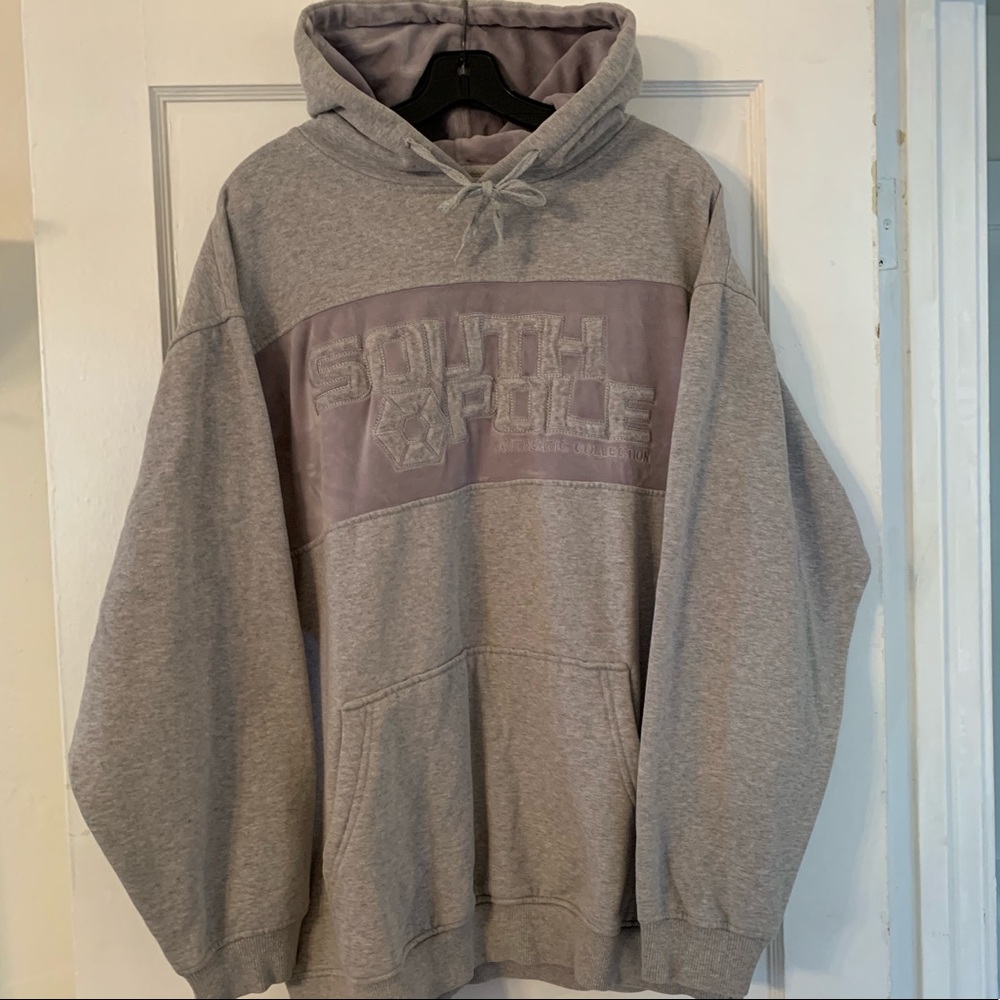Vintage South Pole Spellout Hoodie Sz XXL